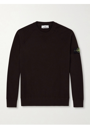 Stone Island - Virgin Wool-Blend Sweatshirt - Men - Brown - S