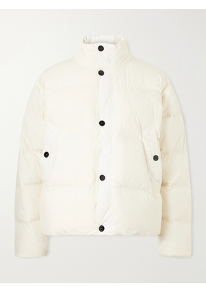 Stone Island - Garment-Dyed Crinkled-Shell Down Jacket - Men - Neutrals - S