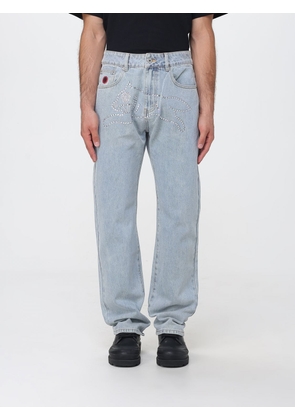 ICECREAM Jeans Men color Gnawed Blue
