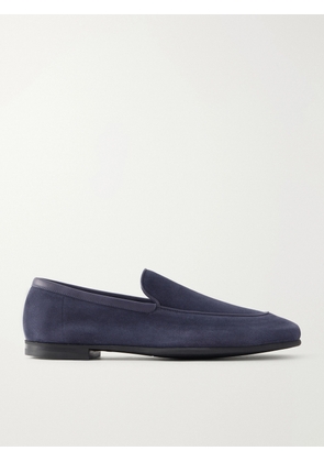 John Lobb - Tyne II Suede Loafers - Men - Blue - UK 7