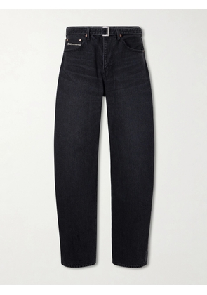 Sacai - Wide-Leg Belted Jeans - Men - Black - 1