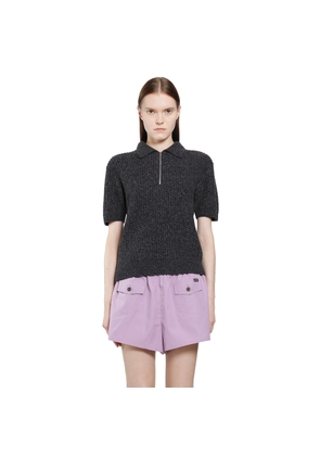 Wool Cashmere Knit Polo