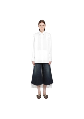 Asymmetric Cotton Poplin Shirt
