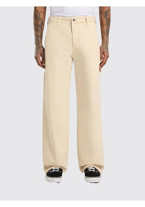 DICKIES Wide Leg Cotton Carpenter Trousers with Contrast Back Logo