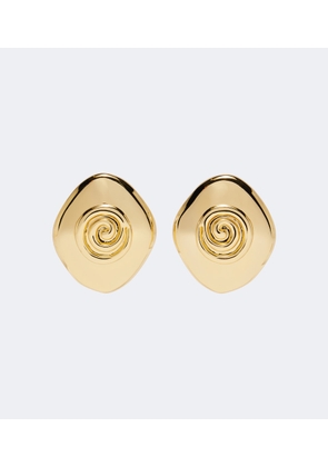 Dehanche Koru 14kt gold-plated stud earrings