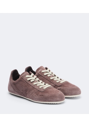 Rick Owens Minimal suede sneakers