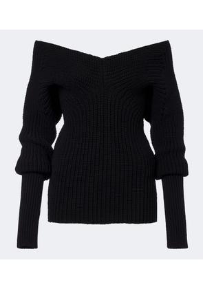 Lemaire RIbbed-knit wool sweater