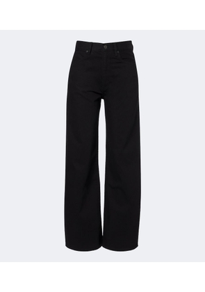 Frame Bow wide-leg jeans