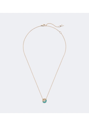 Piaget Possession Vibrant Palace 18kt rose gold necklace with turquoise and diamond