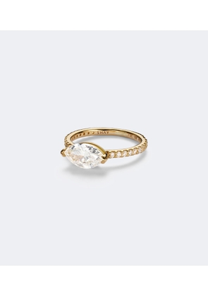 Shay Jewelry 18kt gold pinky ring with diamonds