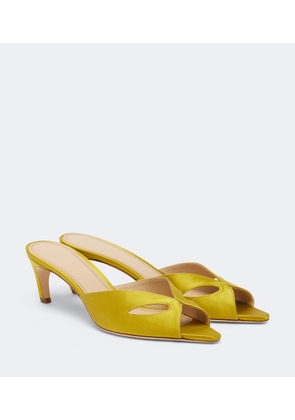 Victoria Beckham Harlow Mask satin mules