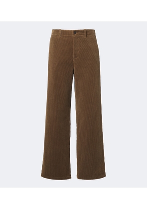 Jil Sander Cotton corduroy wide-leg pants
