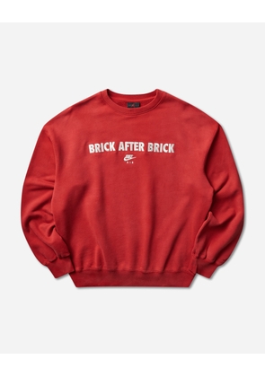 Men s BIKE AIR x Nigel Sylvester Crewneck Sweatshirt Cinnabar