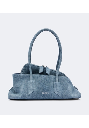 The Attico La Passeggiata Small denim shoulder bag