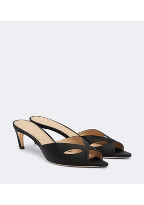 Victoria Beckham Harlow Mask satin mules