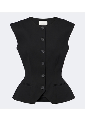 Magda Butrym Silk and cashmere vest