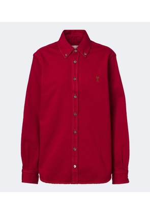 Ami Paris Ami de Cour cotton twill shirt