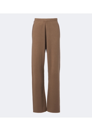 Extreme Cashmere NÂ°479 Runaway cashmere-blend wide-leg pants