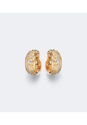 Piaget Possession Decor Palace 18kt rose gold hoop earrings with diamonds