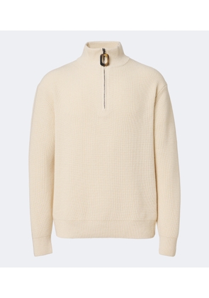 JW Anderson Ribbed-knit wool and cotton sweater