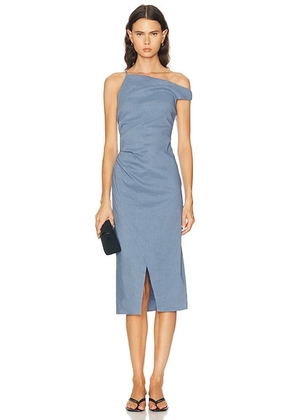 A.L.C. Lyra Dress in Dusk Blue - Blue. Size 6 (also in 0, 2, 4, 8).