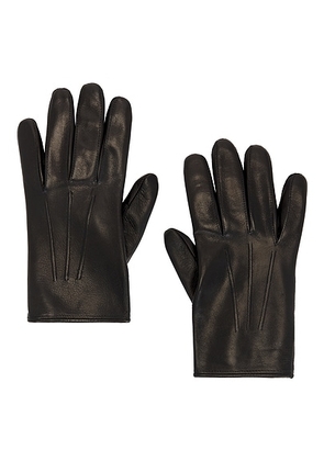 TOM FORD Nappa Leather Light Gloves in Black - Black. Size 9 (also in 8).