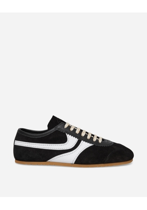 Suede Sneakers Black / White