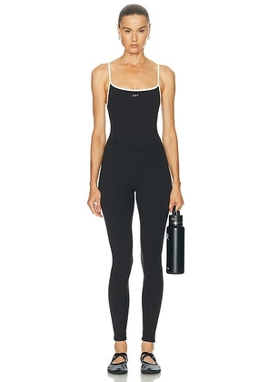 437 The Onesie in Black & Cream - Black & White. Size M (also in XS, S, L, XL).