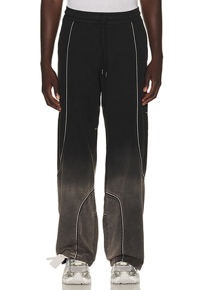 OFF-WHITE Offline Slouchy Track Pants in Black - Black. Size S (also in M, L, XL/1X).
