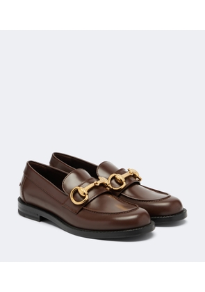 Gucci Boulevard leather penny loafers