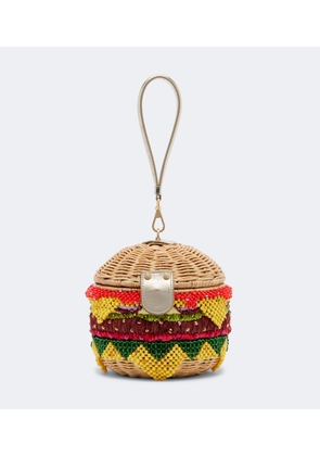 Judith Leiber Couture Cheeseburger embellished clutch