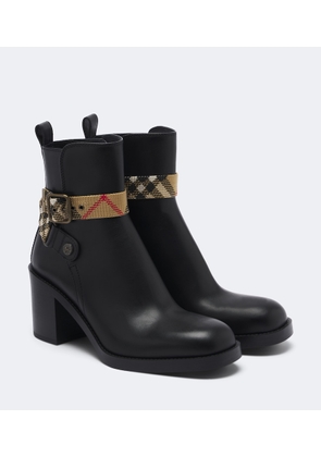 Burberry Huntley leather ankle boots