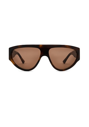 Vincent Boulevard Valetta Sunglasses in Tortoise & Cognac - Brown. Size all.