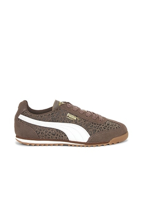 Puma Select Arizona Cat Sneaker in Matte Bronze & Warm White - Brown. Size 9.5 (also in 6, 6.5, 7, 7.5, 8, 8.5, 9, 10, 11).
