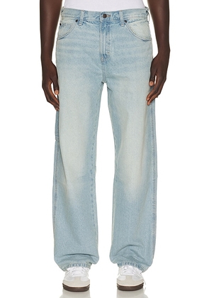 Dickies Worn in 1993 Carpenter Jean in Taylor Wash - Blue. Size 32x32 (also in 30x32, 34x32, 36x32).