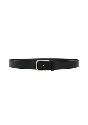 Saint Laurent Ceinture Boucle Minimale Belt in Black - Black. Size 95 (also in 85).