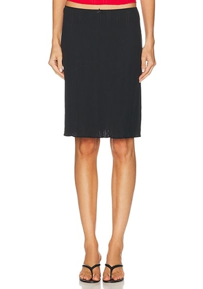 Cou Cou Intimates The Slip Skirt in Black - Black. Size XS (also in L).