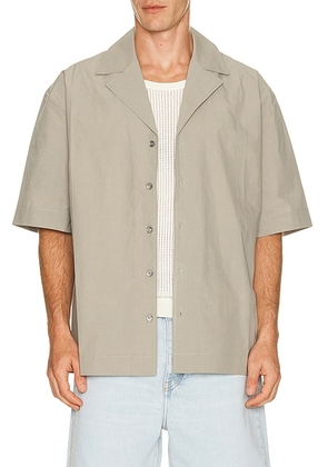 Won Hundred Desmond Shirt in Rock Ridge - Grey. Size L (also in M, S, XL/1X).