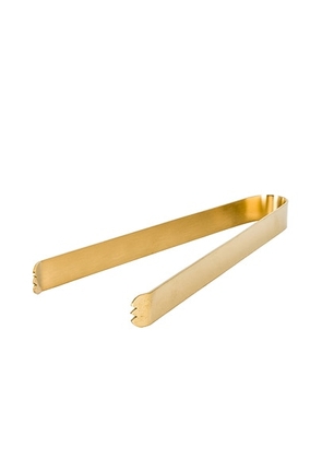 HAWKINS NEW YORK Simple Ice Tongs in N/A - Metallic Gold. Size all.