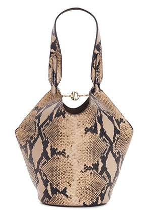 KHAITE Lotus Mini Tote Bag in Taupe & Morning Dove - Taupe. Size all.