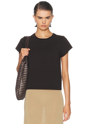 Citizens of Humanity Kai Baby Tee in Chocolate - Chocolate. Size L (also in M, S, XL, XS).