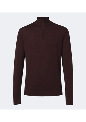Sunspel Wool half-zip sweater