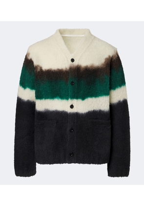 Sacai Wool-blend polo sweater