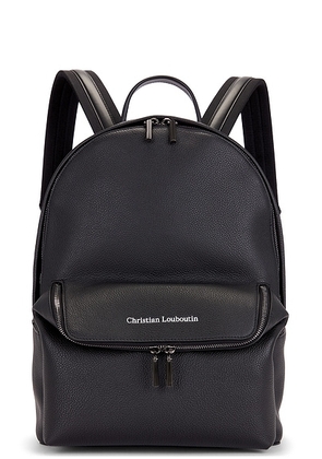 Christian Louboutin Nostalgic Backpack Calf Empire in Black - Black. Size all.