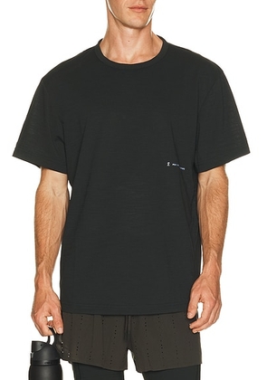 On x PAF Running-T Paf in Black - Black. Size L (also in M, XL/1X).