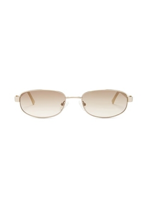 Vincent Boulevard Canoga Sunglasses in Silver & Sable - Metallic Silver. Size all.