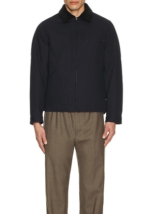NILI LOTAN Caspian Jacket in Dark Navy - Blue. Size L (also in ).