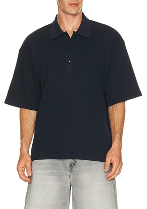 Won Hundred Topper Polo in Navy Blazer - Blue. Size XL/1X (also in L, M, S).
