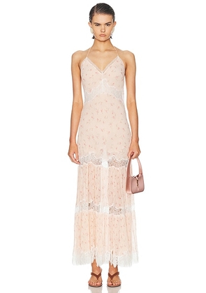 LoveShackFancy Kieva Dress in Sweet Nectar - Pink. Size 6 (also in 0, 2, 8).