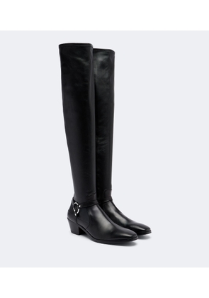 Tom Ford Leather over-the-knee boots
